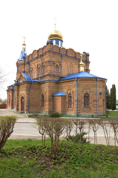 Iglesia Svyatopokrovska Regimiento Iglesia Ortodoxa Antigua —  Fotos de Stock