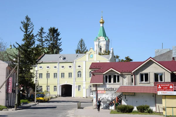 Der Historische Teil Der Altstadt Monasheskyy Gebäude Epiphany Monastery Great — Stockfoto