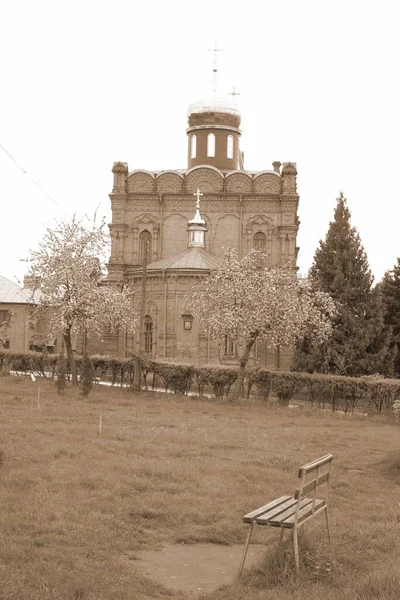 Kościół Svyatopokrovska Pułk Starożytny Kościół Prawosławny — Zdjęcie stockowe