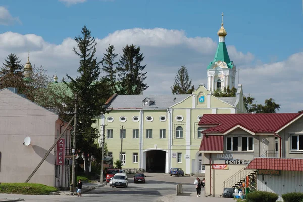 Historic Part Old Town Monasheskyy Building Epiphany Monastery Great Old — Stock Photo, Image