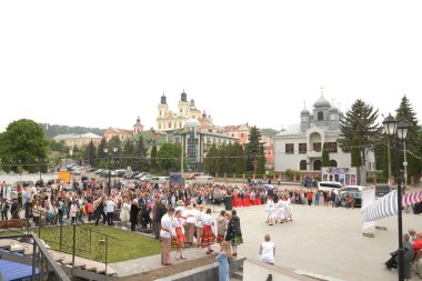 Eski şehrin tarihi kısmı. Dönüşüm Katedrali. Büyük kilise.