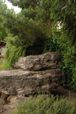 Göletin üzerine park et.