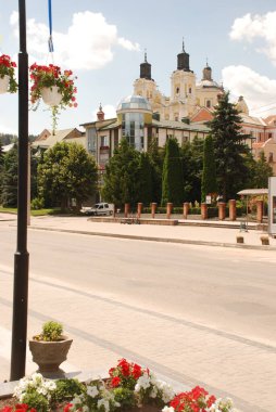 Eski şehrin tarihi kısmı. Dönüşüm Katedrali. Büyük kilise.