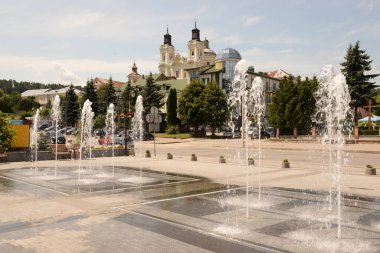 Eski şehrin tarihi kısmı. Dönüşüm Katedrali. Büyük kilise.