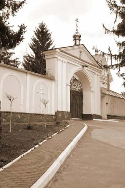 Monasheskyy Edificio Epifanía Monasterio Gran Iglesia —  Fotos de Stock