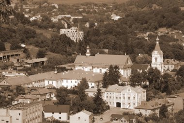 Eski şehrin tarihi kısmı. Epifani Manastırı 'nı inşa eden manastır. Büyük eski ortodoks kilisesi.