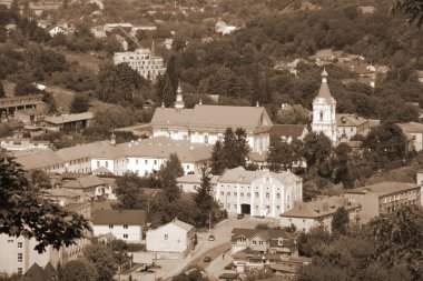 Eski şehrin tarihi kısmı. Epifani Manastırı 'nı inşa eden manastır. Büyük eski ortodoks kilisesi.