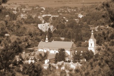 Eski şehrin tarihi kısmı. Epifani Manastırı 'nı inşa eden manastır. Büyük eski ortodoks kilisesi.