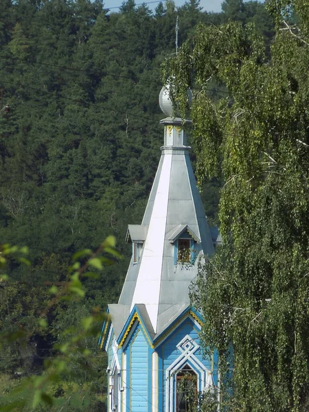 古老的木制教堂 圣十字教堂 — 图库照片