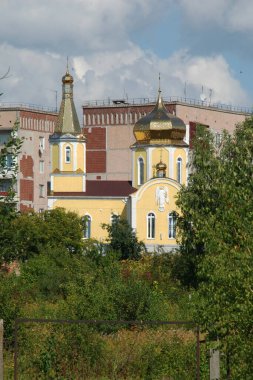 Church on the outskirts.Church of the Holy Martyr Tatiana.New church 