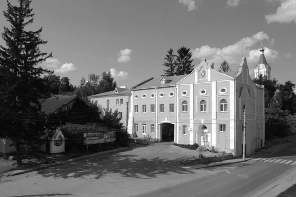 Der Historische Teil Der Alten Stadt Monasheskyy Gebäude Epiphany Monastery — Stockfoto