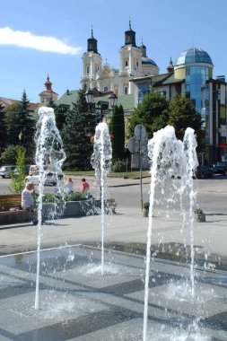 Eski şehrin tarihi kısmı. Dönüşüm Katedrali. Büyük kilise.