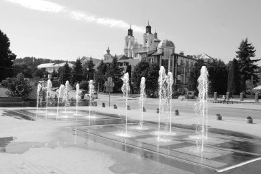 Eski şehrin tarihi kısmı. Dönüşüm Katedrali. Büyük kilise.
