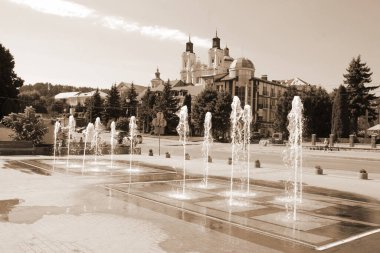 The historic part of the old town.Cathedral of the Transfiguration.Great church