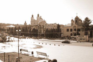 The historic part of the old town.Cathedral of the Transfiguration.Great church  