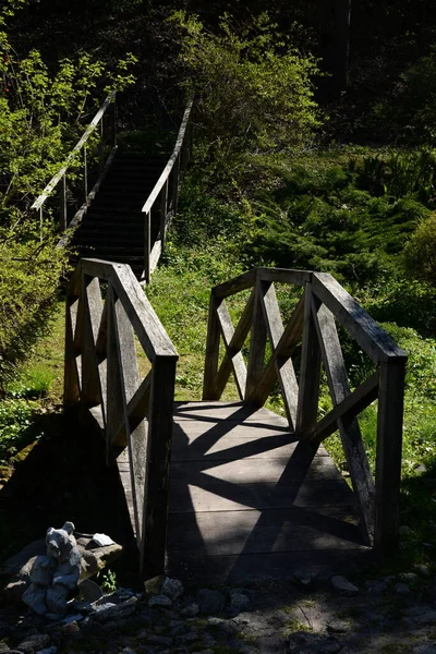 Old Park Bridge Stairs — Fotografia de Stock