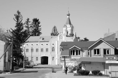 Eski şehrin tarihi kısmı. Epifani Manastırı 'nı inşa eden manastır. Büyük eski ortodoks kilisesi.