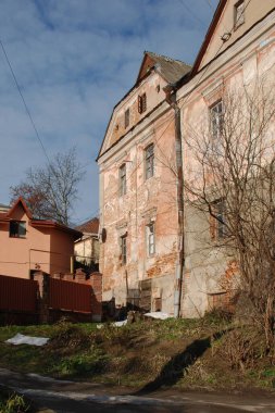  Eski şehrin tarihi kısmı. Eski kasaba binaları.