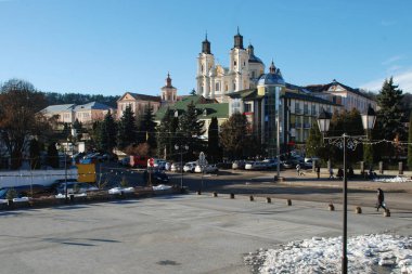 The historic part of the old town.Cathedral of the Transfiguration.Great church  