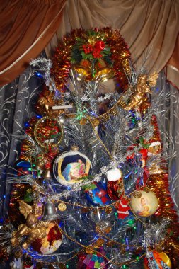 Christmas, room, artificial, Christmas tree