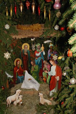  Manastırda Noel doğumu sahnesi