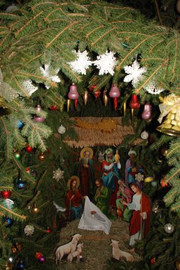  Manastırda Noel doğumu sahnesi