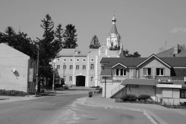 Eski şehrin tarihi kısmı. Epifani Manastırı 'nı inşa eden manastır. Büyük eski ortodoks kilisesi.
