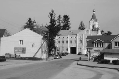 Eski şehrin tarihi kısmı. Epifani Manastırı 'nı inşa eden manastır. Büyük eski ortodoks kilisesi.