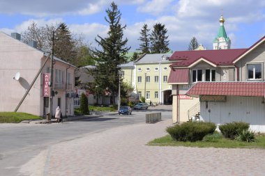 Eski şehrin tarihi kısmı. Epifani Manastırı 'nı inşa eden manastır. Büyük eski ortodoks kilisesi.
