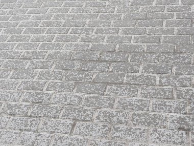 Paving tile is a modern material for covering sidewalks, streets, approaches to buildings