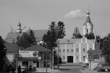 Eski şehrin tarihi kısmı. Epifani Manastırı 'nı inşa eden manastır. Büyük eski ortodoks kilisesi.