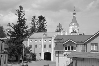 Eski şehrin tarihi kısmı. Epifani Manastırı 'nı inşa eden manastır. Büyük eski ortodoks kilisesi.
