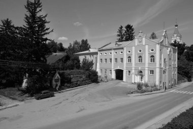 Eski şehrin tarihi kısmı. Epifani Manastırı 'nı inşa eden manastır. Büyük eski ortodoks kilisesi.