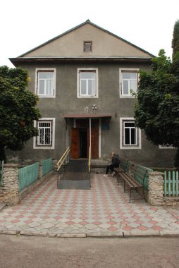 Eski şehrin tarihi kısmı. Eski kasaba binaları. 