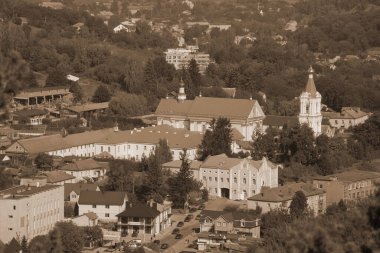 Eski şehrin tarihi kısmı. Epifani Manastırı 'nı inşa eden manastır. Büyük eski ortodoks kilisesi.
