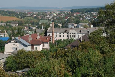 Eski şehrin tarihi kısmı. Eski kasaba binaları. 