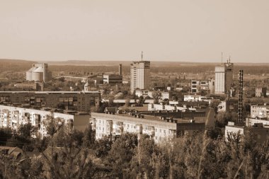 Taşra şehrinin kenar mahalleleri.