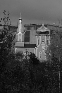   Church on the outskirts.Church of the Holy Martyr Tatiana.New church