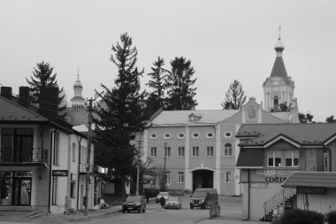 Eski şehrin tarihi kısmı. Epifani Manastırı 'nı inşa eden manastır. Büyük eski ortodoks kilisesi.