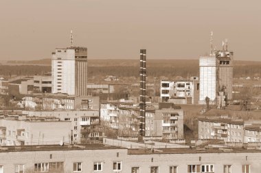 Taşra şehrinin kenar mahalleleri.