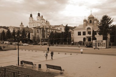 Eski şehrin tarihi kısmı.