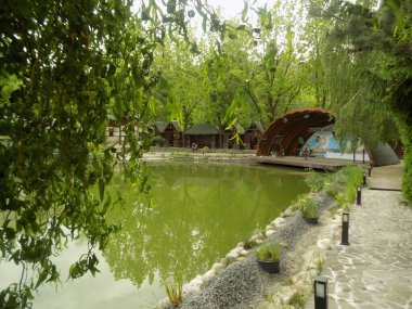 Park over the pond          