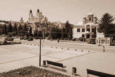 Eski şehrin tarihi kısmı.