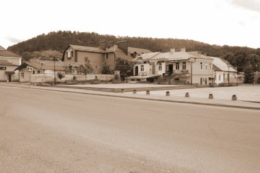 Eski şehrin tarihi kısmı. 