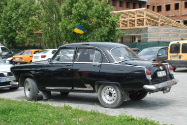 Volga GAZ-21 Sovyet yolcu otomobili.