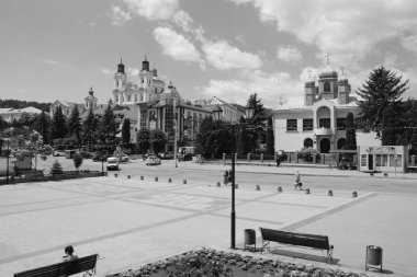 Eski şehrin tarihi kısmı.   