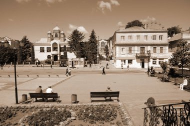 Eski şehrin tarihi kısmı.