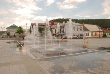 Eski şehrin tarihi kısmı.