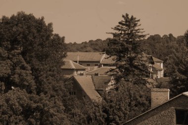 Eski şehrin tarihi kısmı.