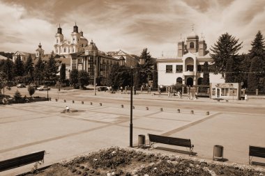 Eski şehrin tarihi kısmı.